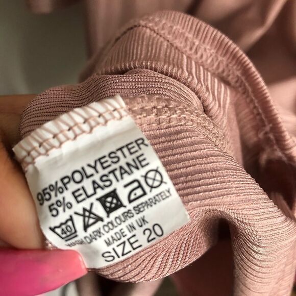 Missguided mauve Slinky Plunge Bodycon Midi Dress - Picture 8 of 16